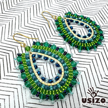 Load image into Gallery viewer, Zola Tear Drop Earrings Medium