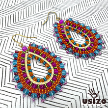 Load image into Gallery viewer, Zola Tear Drop Earrings Medium