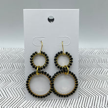 Load image into Gallery viewer, Eco 2 Ring Link Earrings