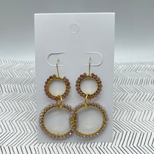 Load image into Gallery viewer, Eco 2 Ring Link Earrings