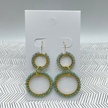 Load image into Gallery viewer, Eco 2 Ring Link Earrings