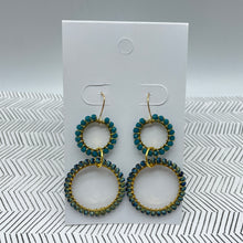 Load image into Gallery viewer, Eco 2 Ring Link Earrings