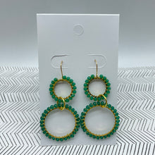 Load image into Gallery viewer, Eco 2 Ring Link Earrings
