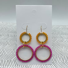 Load image into Gallery viewer, Eco 2 Ring Link Earrings