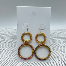 Load image into Gallery viewer, Eco 2 Ring Link Earrings