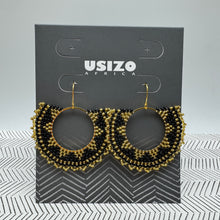 Load image into Gallery viewer, Zulu Beaded Half Circle Earrings