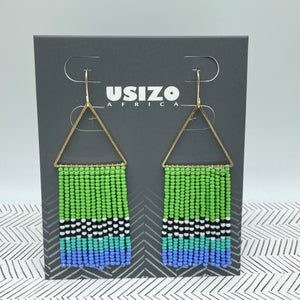 Wide Tassel Earrings