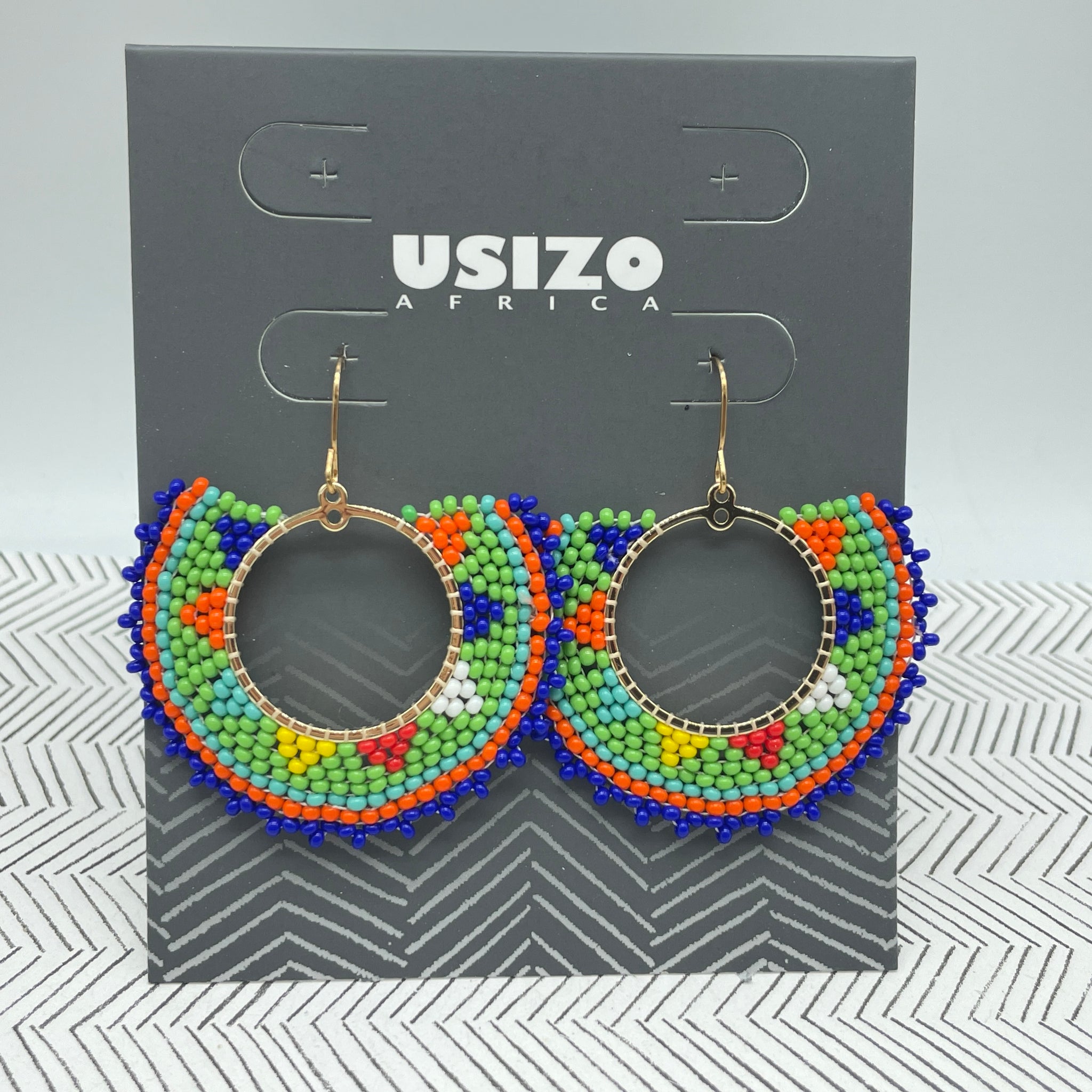 Zulu beaded earrings deals