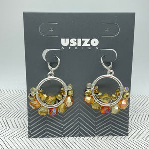 Queen Round Earrings