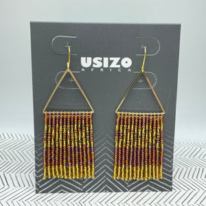 Wide Tassel Earrings