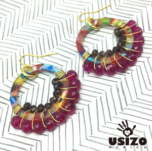 Multi-Colour Acrylic Hoops