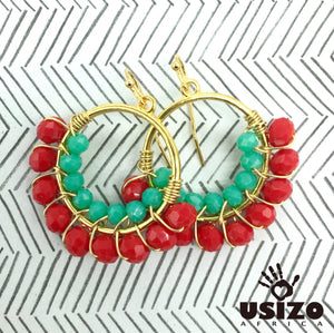 Boho 2.5cm Half Circle Earrings