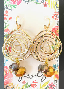 Jewlz Mod Rose Earrings