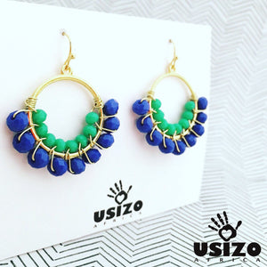 Boho 2.5cm Half Circle Earrings