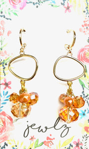 Jewlz Organic Amber Earrings