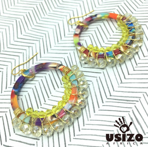 Multi-Colour Acrylic Hoops