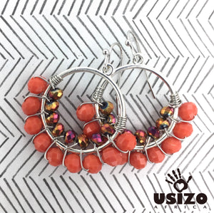 Boho 2.5cm Half Circle Earrings