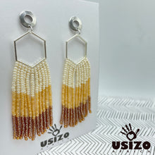 Load image into Gallery viewer, Hex Tassel Earrings