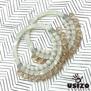 Safari Acrylic Hoops