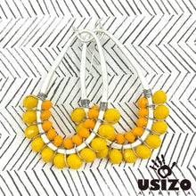 Load image into Gallery viewer, Drop Earrings Half Beaded